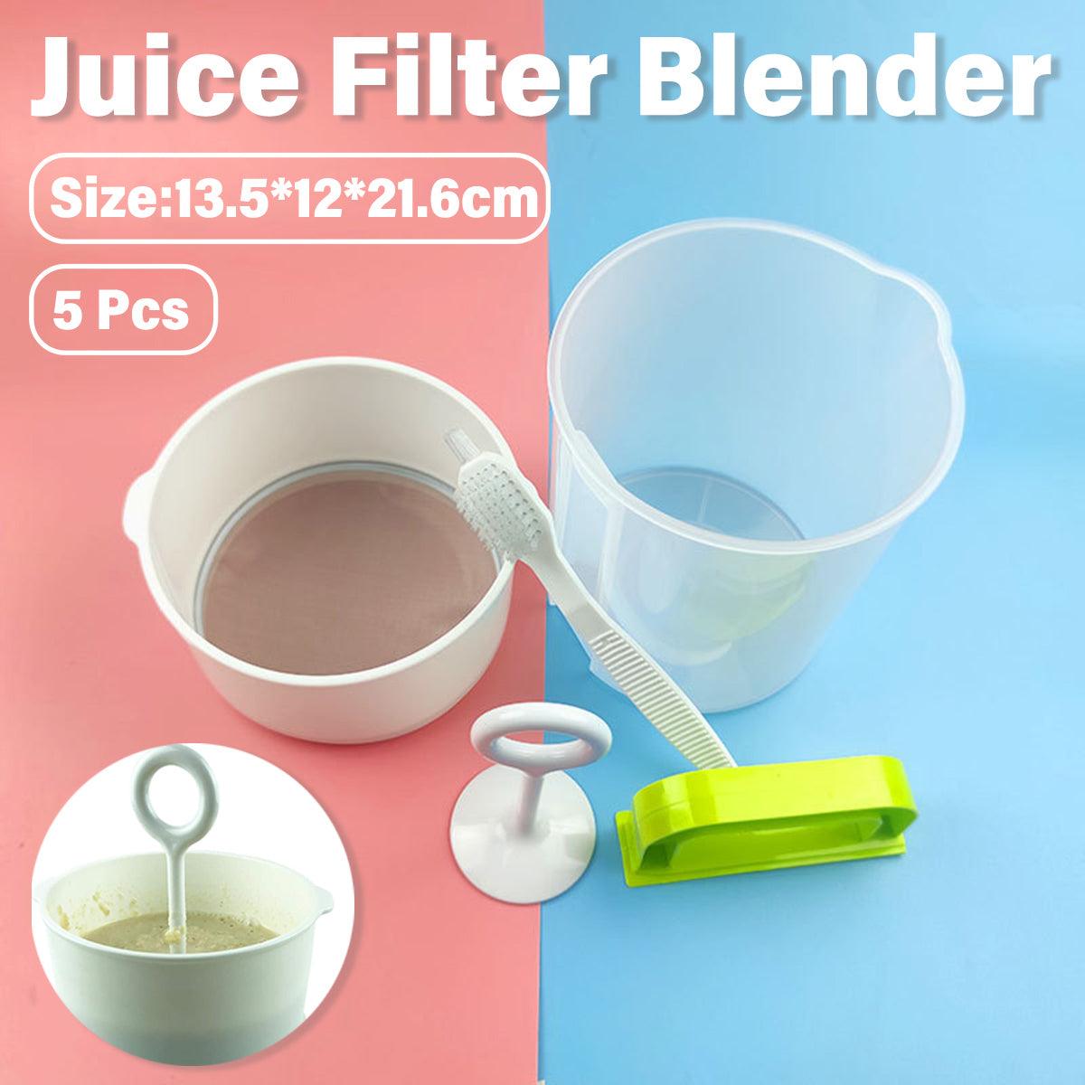 V528-HANDLE-CUP-SET-5PCS-572584-202509291518-00 5Pcs Soya Milk Strainer for Soya Milk Machine Stirring Filter Kitchen Tools - Image 1