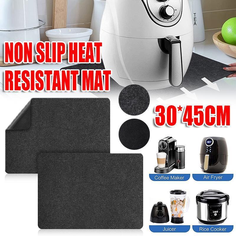 V528-HEATPROOFMAT-1PCS-811203-202509251336-00 Non Slip Heat Resistant Kitchen Mat for Air Fryer Coffee Maker Toaster 30x45cm - Image 1