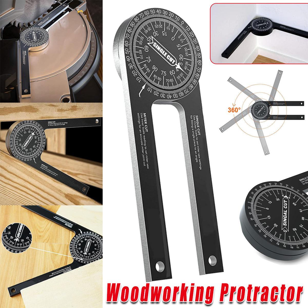 V528-HORIZONTAL-ANGLE-GAUGE-144131-202509251025-00 360 Degree Woodworking Protractor Angle Finder Positioning Tool Horizontal Gauge - Image 1