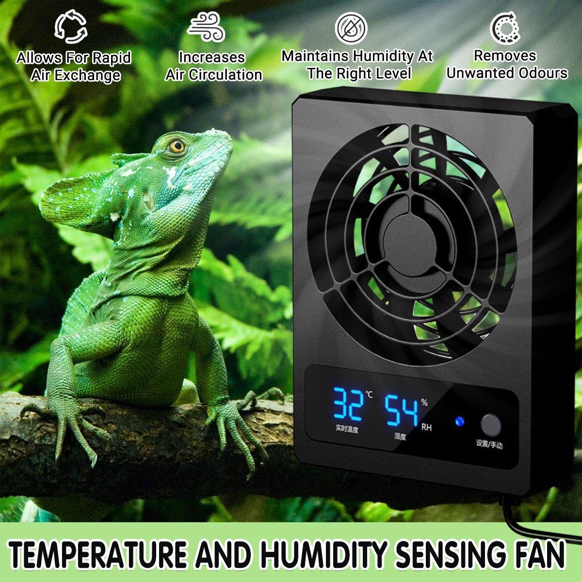 V528-INTELLIGENT-FAN-445648-202509291909-00 Advanced Reptile Fans Enclosure Ventilation Fan Automatic Temperature Control - Image 1