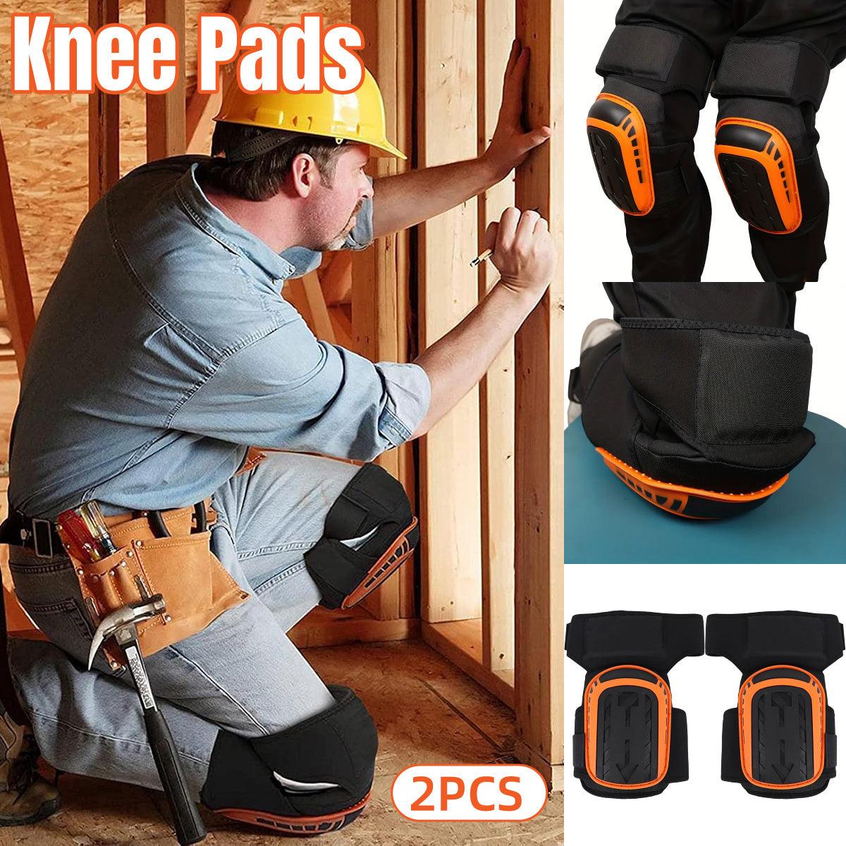 V528-KNEE-PADS-ORANGE-711270-202509251055-00 2PCS Motorbike Knee Pads Elbow Pads Bike Rider Protective Gear for Safety - Image 1