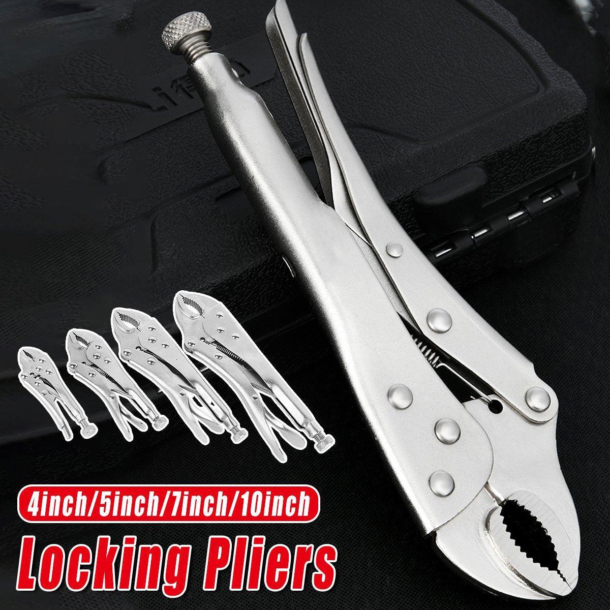 V528-LOCK-PLIERS-7INCHES-765921-202510010427-00 Multi-functional C-type Pliers Strong Manual Grip Round Mouth Clamping Tool - 7inch - Image 1