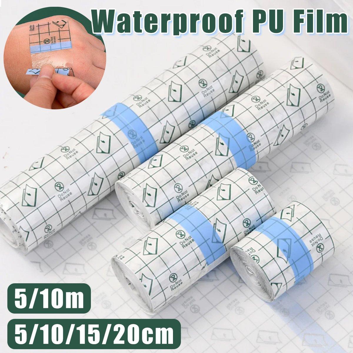 V528-MACKINTOSH-15-1000-483938-202510010727-00 Waterproof PU Film Adhesive Tape Transparent High Stickiness Cuttable Bandage - 15cm x 10m - Image 1