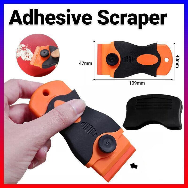 V528-METALSCRAPER-1PC-376193-202509251336-00 1X Plastic Razor Blade Paint Glue Adhesive Scraper Blades Cleaner Tools - Image 1