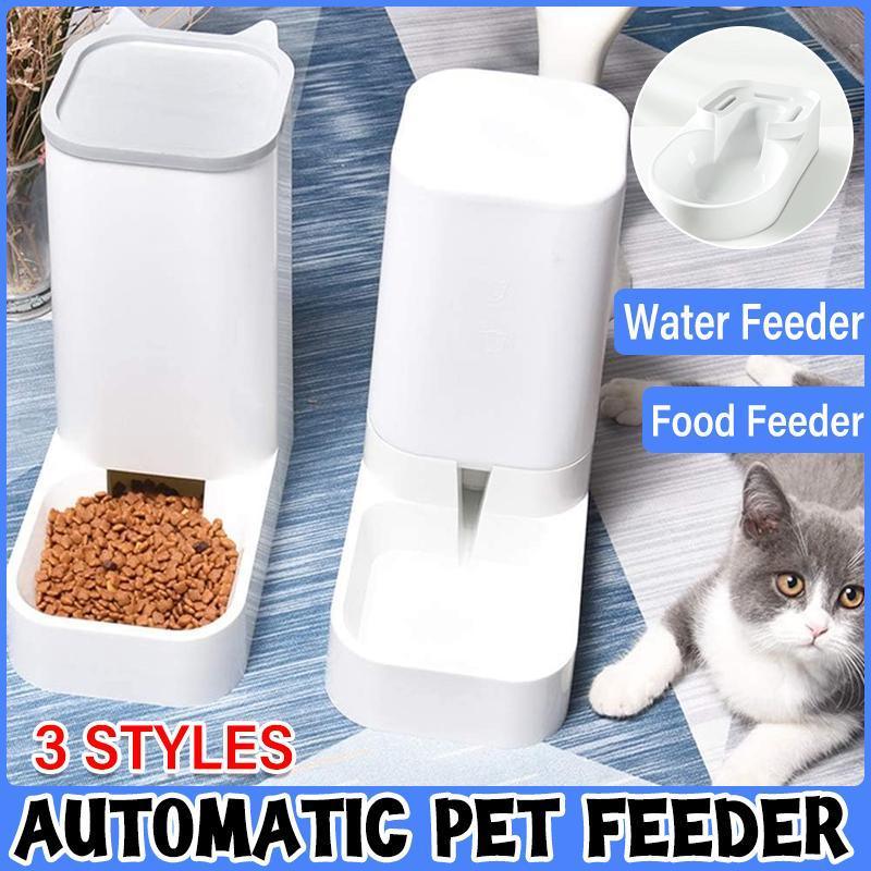 V528-MH00323-WSQ-462744-202509301345-00 Automatic Pet Dog Cat Food Water Dispenser Feeder Self Feeding Bowl Bottle - Food - Image 1