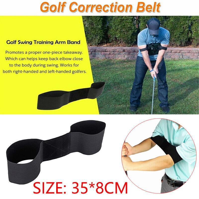 V528-ORTHODONTIST-13446-202509251225-00 Golf Swing Training Aid Golf Arm Band Posture Motion Correction Belt - Image 1