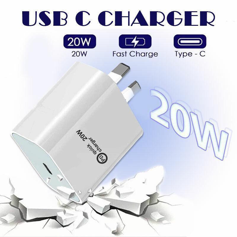 V528-P20WUSB-CWALLCHARGER-81792-202509251346-00 20W USB C Wall Charger Fast Charging Adapter Compatible with iPhone and iPad - Image 1