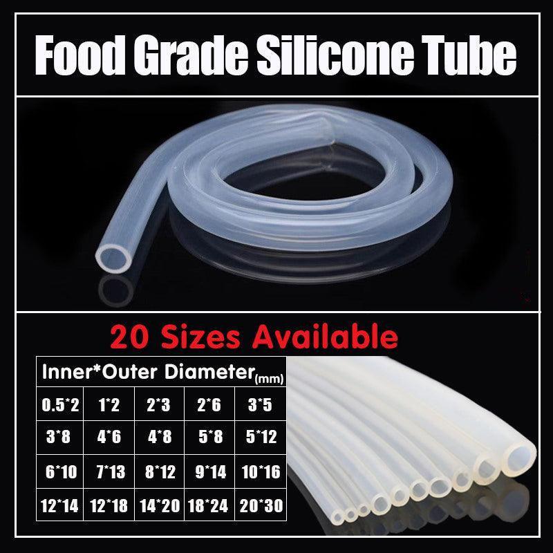 V528-P273119-202509291900-00 Food Grade Transparent Silicone Rubber Tube Hose Pipe Clear Beer Milk Soft 1M - 25*31mm - Image 1