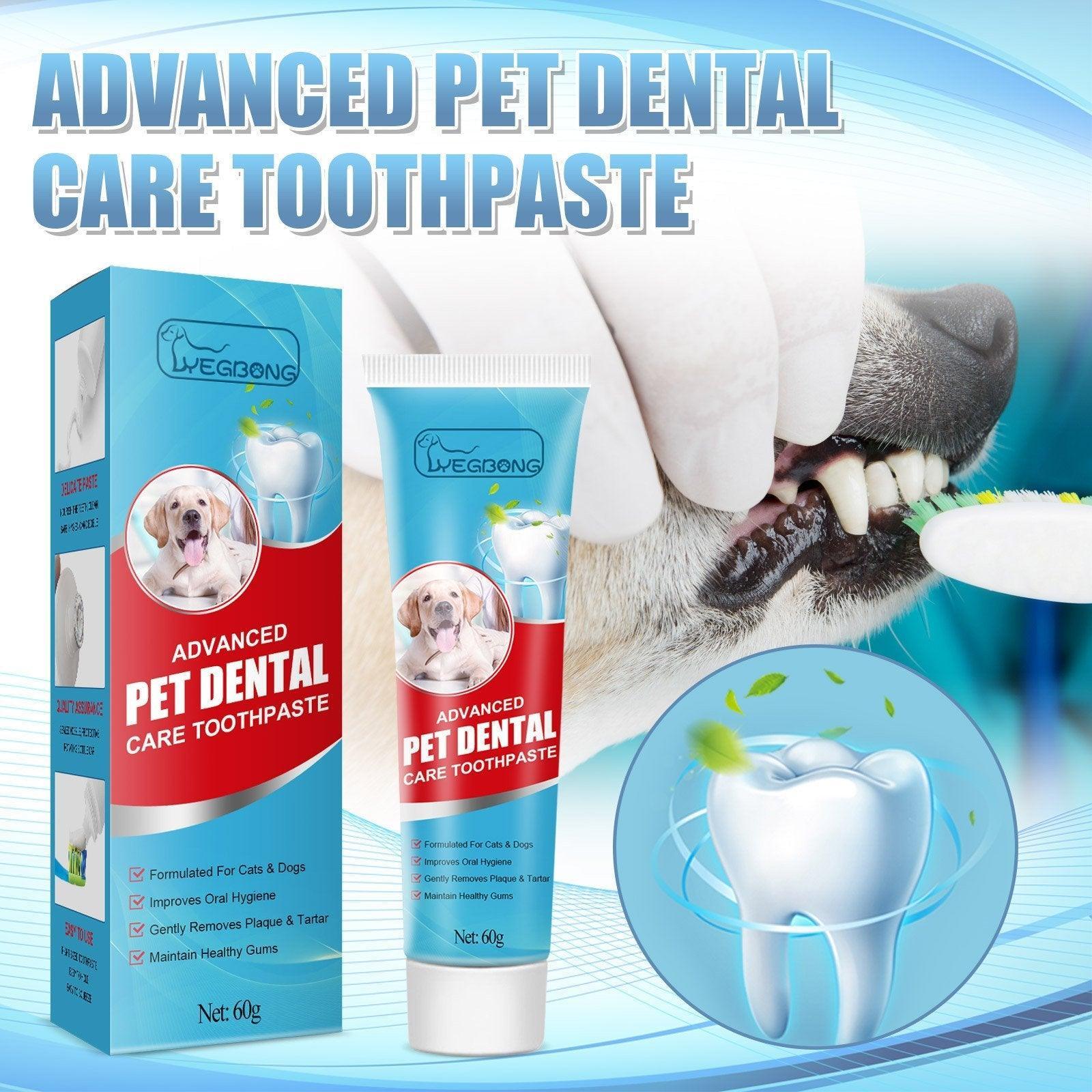 V528-PET-TOOTHPASTE-178452-202509251411-00 Pet Toothpaste Dog Cat Fresh Breath Tartar Removal Oral Care Edible Cleaning - Image 1