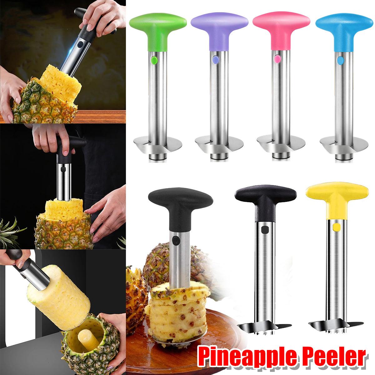 V528-PINEAPPLE-KNIFE-BLUE-796607-202509301809-00 Stainless Steel Pineapple Corer Slicer Peeler Cutter Tool Easy Pineapple Cutter - Blue - Image 1