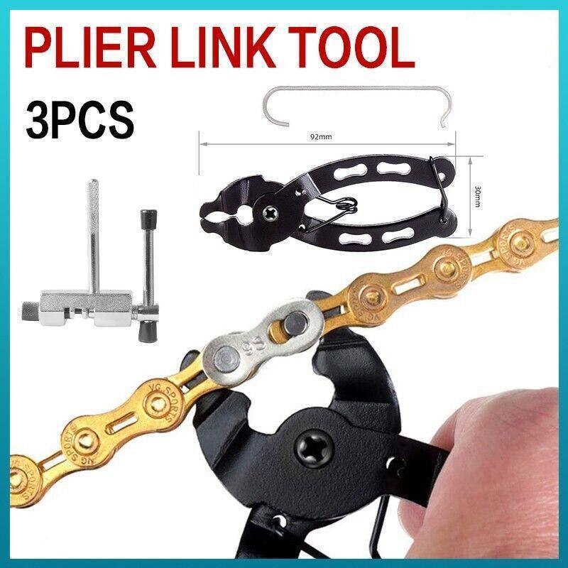 V528-PLIERLINKTOOL-3PCS-539645-202509251152-00 Bicycle Chain Hook Plier Link Tool Bike Repair Extractor Cutter Breaker Cycling - Image 1