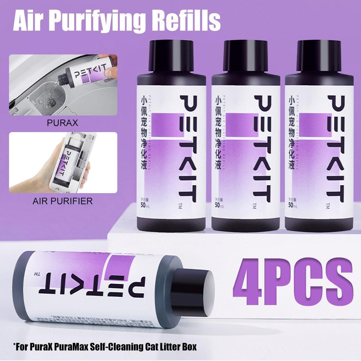 V528-PURIFYING-FLUID-4PCS-746991-202509250952-00 4PCS Smart Cat Litter Box Deodorizer Liquid Purifier with Pear Blossom Scent - Image 1