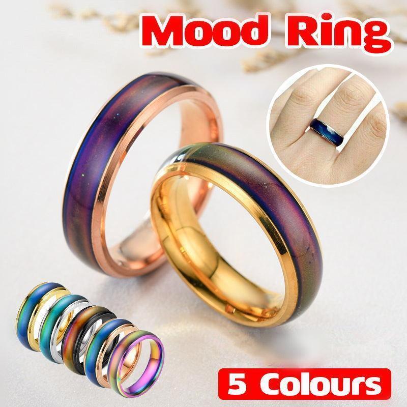V528-RINGS-COLORFUL-12-764706-202509301127-00 Mood Colour Changing Temperature Ring for Emotional Expression US Size 12 - Colourful - Image 1