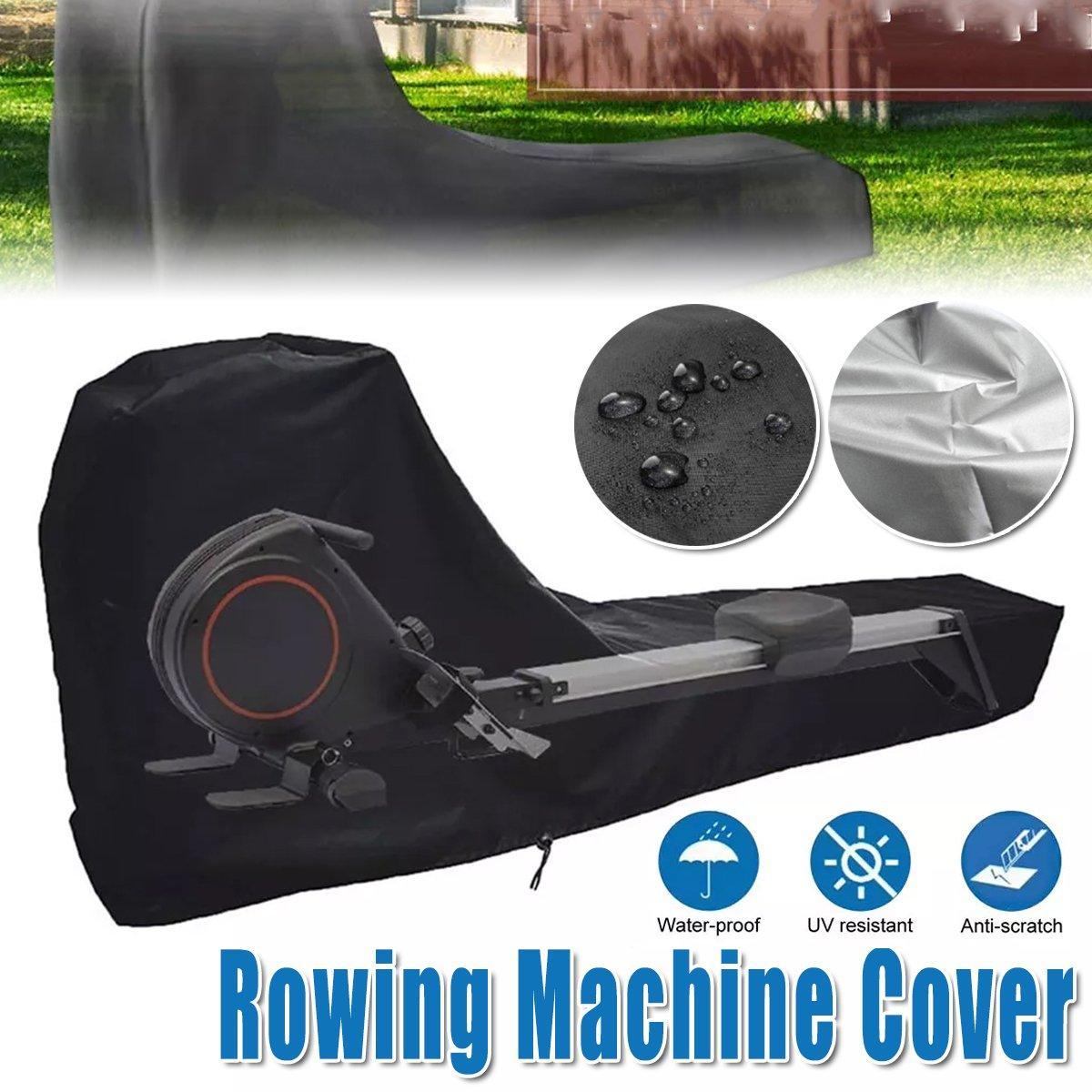 V528-ROWING-MACHINE-COVER-BLACK-620874-202509251653-00 Waterproof Rowing Machine Cover Dustproof Protective Cover for Rowing Machines - Image 1