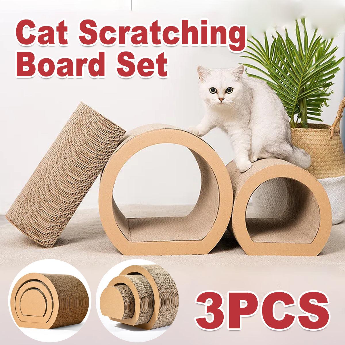 V528-SCRATCHING-POST-3PCS-851183-202509291854-00 3pcs Cat Scratching Tunnel Wearable Claw Sharpening Toys for Cats Pet Play - Image 1