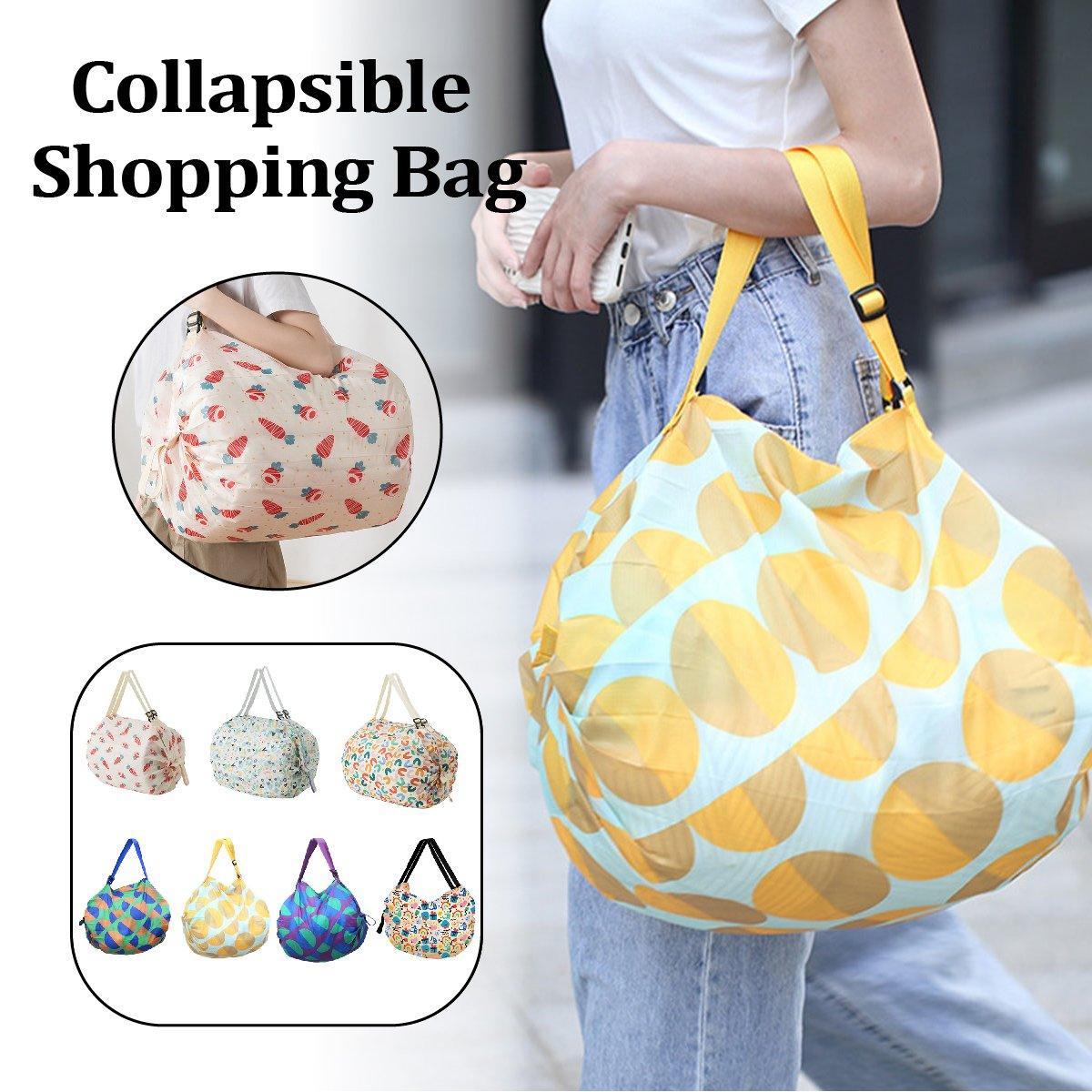 V528-SHOPPING-BAG-LSXH-420401-202510010336-00 Large Foldable Eco-Friendly Shopping Bag Reusable Thickened Portable Travel Tote - 5 - Image 1