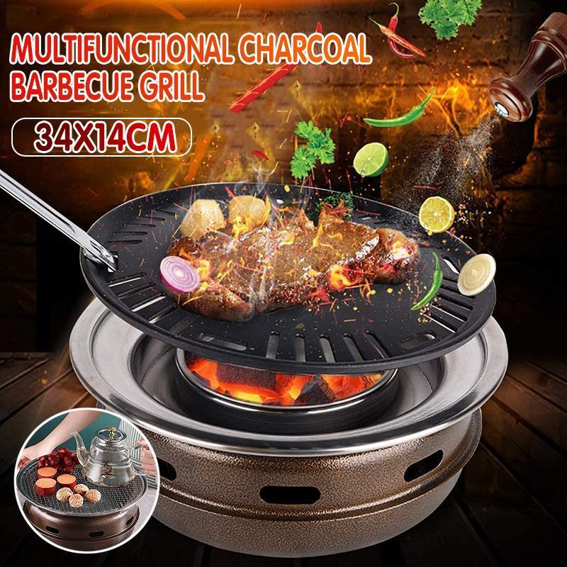 V528-SM00608-BIG-513668-202509251620-00 Multifunctional Charcoal Barbecue Grill Household Korean BBQ Grill Port - Image 1