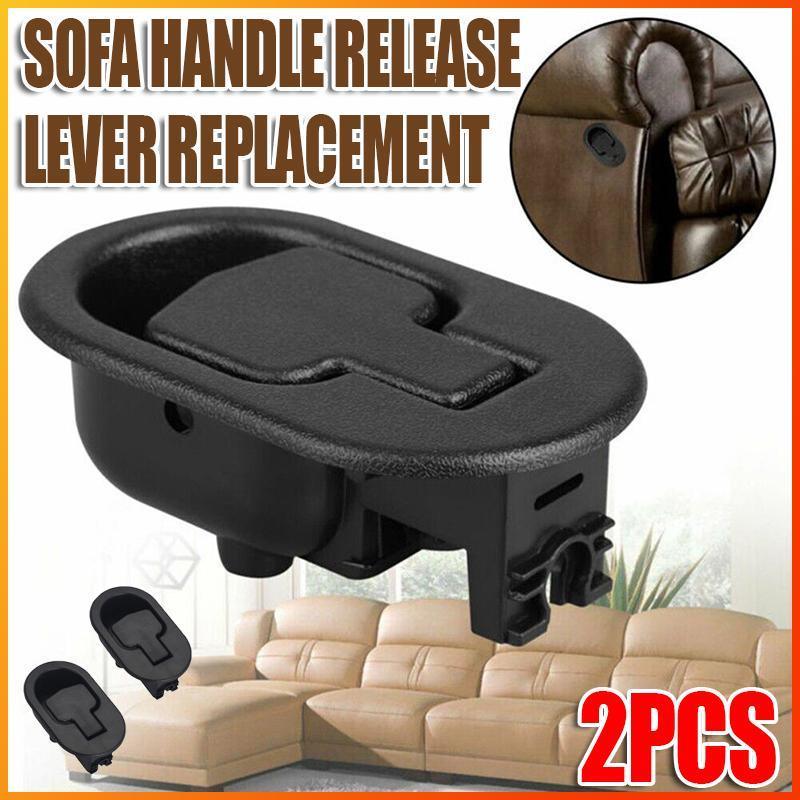 V528-SOFAHANDLE-2PCS-BLACK-534743-202509190926-00 2Pcs Lounge Recliner Chair Couch Sofa Handle Release Lever Replacement Stock - Image 1