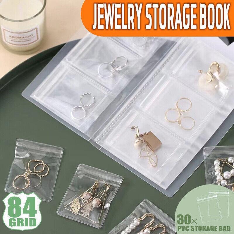 V528-STORAGEBOOK-174030-202509251503-00 30X Transparent Jewelry Storage Book Small Plastic Gifts Reclosable Jewelry Bags - Image 1