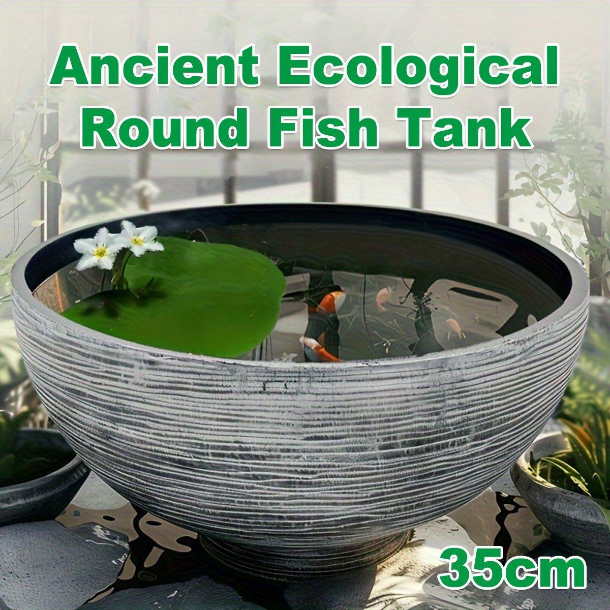 V528-TERRARIUM-S-796746-202509251546-00 Ancient Fish Tank Lotus Flower Pot Water Lily Bowl Garden Decorative Planter - Image 1