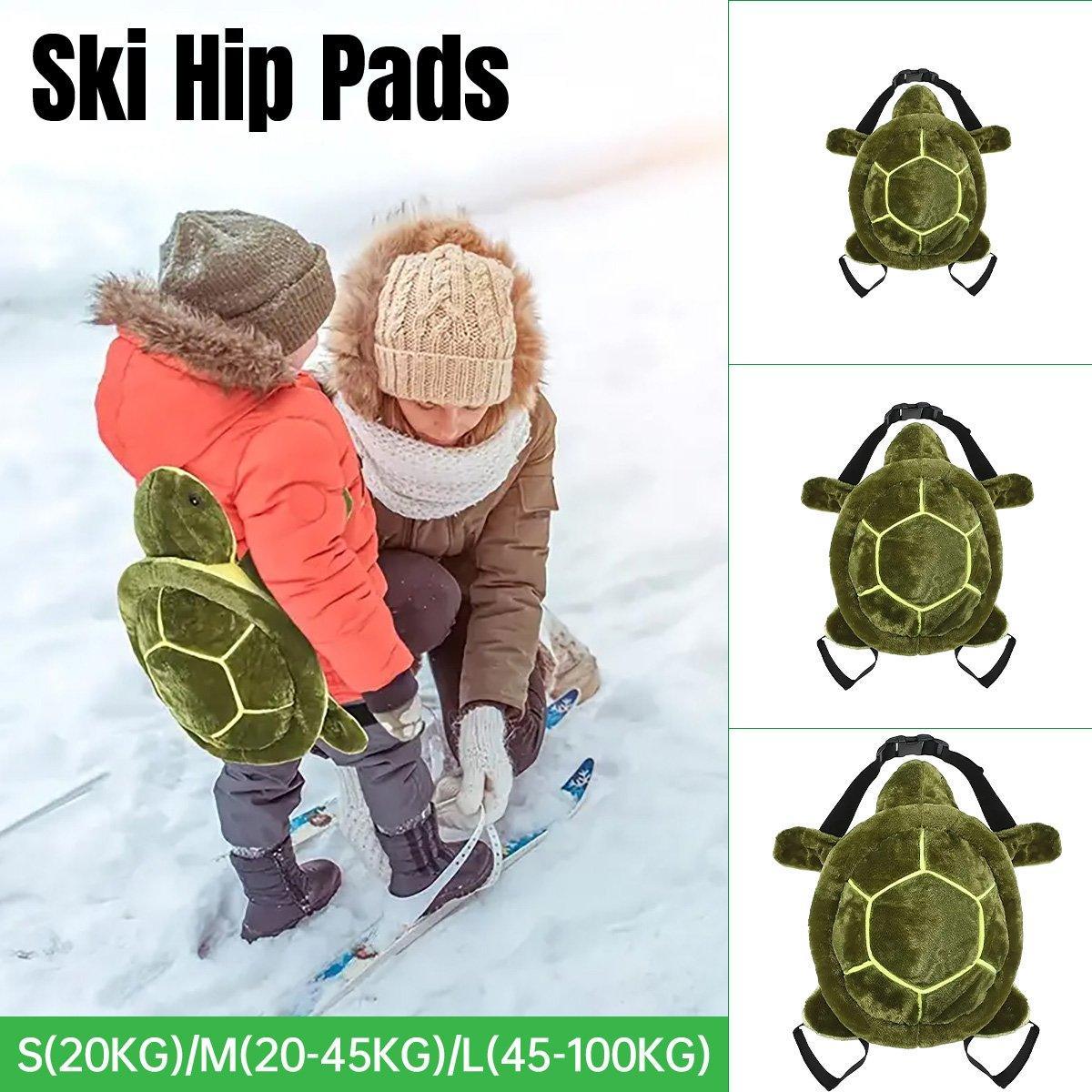 V528-TURTLE-L-533945-202509301709-00 Ski Protection Plush Hip Pad Cartoon Turtle Skateboard Mat Snowboarding Gear - L - Image 1