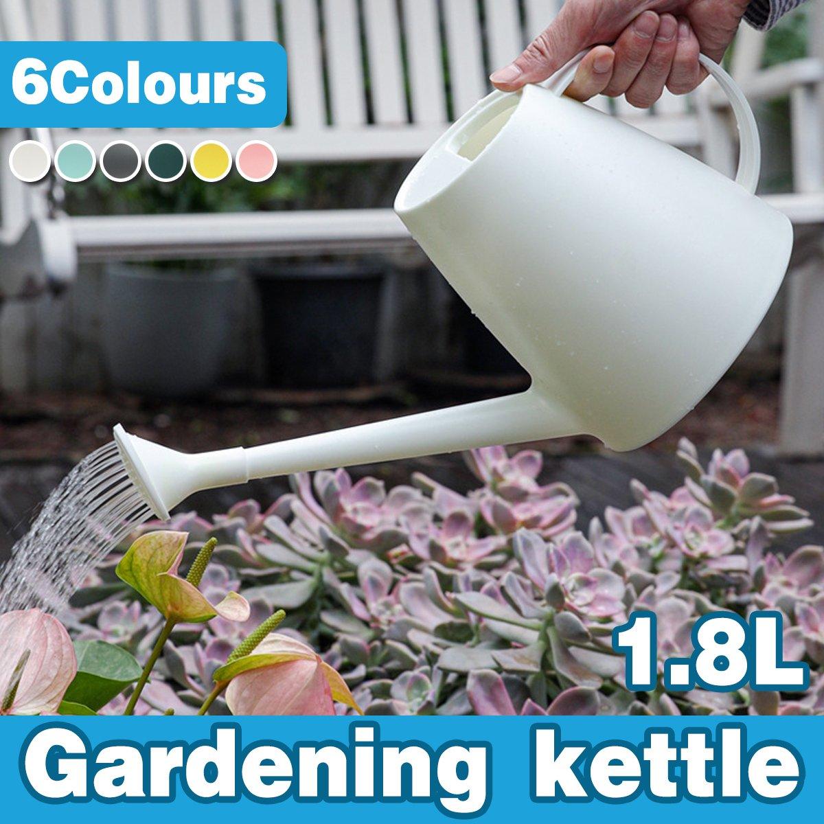 V528-WATERING-CAN-GREY-385784-202509301445-00 Long Spout Watering Can Garden Sprinkler Gardening Tools for Plants Flowers - Grey - Image 1