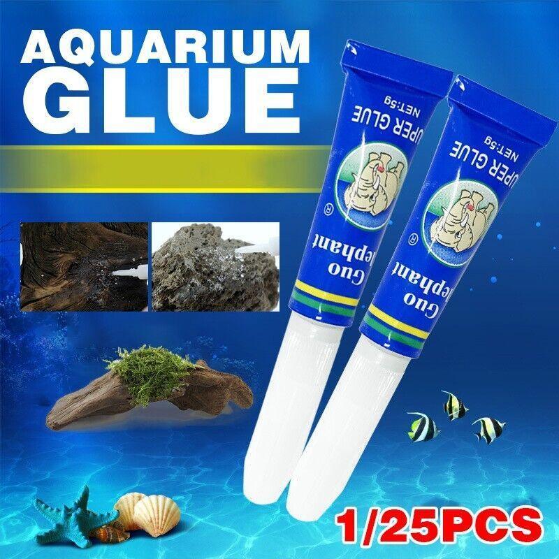 V528-WATERPLANTGLUE-25PCS-541941-202510010436-00 Aquarium Glue Adhesive Glue Aquatic Plant Wood Moss Coral Sea Freshwater 5g - 25PCS - Image 1