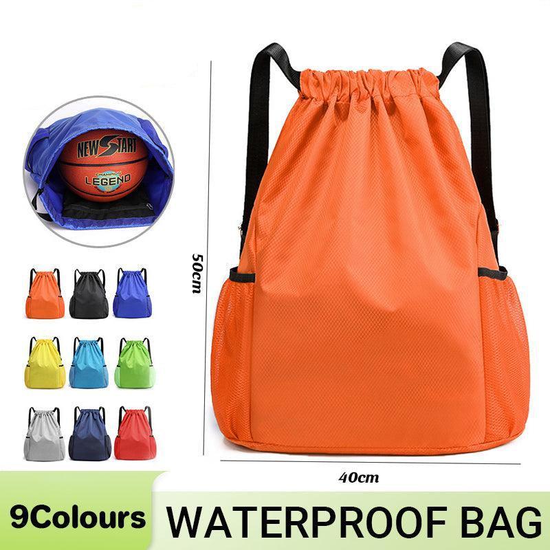 V528-WATERPROOFBAG-ORANGE-132135-202509190930-00 Sports Backpacks Large Capacity Waterproof Bag Sport Bag - Orange - Image 1