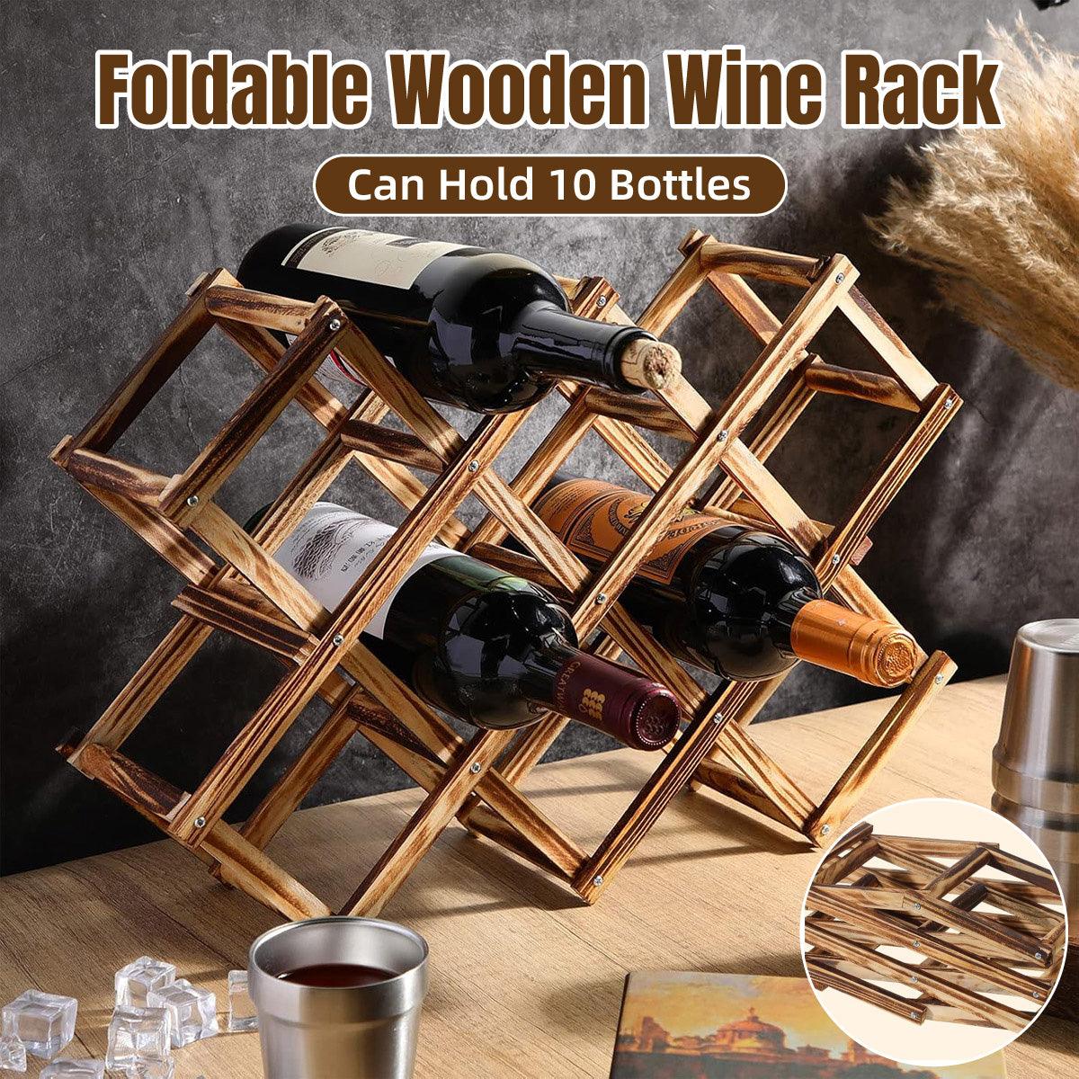 V528-WINE-RACK-10-730577-202509251304-00 Wooden Wine Rack Display Shelf Stand for Home Bar Storage Wine Bottle Holder - Image 1
