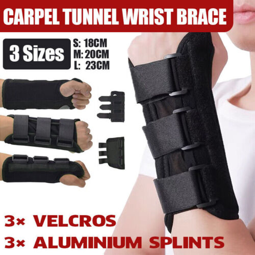 V528-WRIST-SMALL-RIGHTHAND-476273-202509302327-00 S Size Wrist Splint Brace Protection Support Strap Carpel Tunnel CTS RSI Pain Relief - Right - Image 1