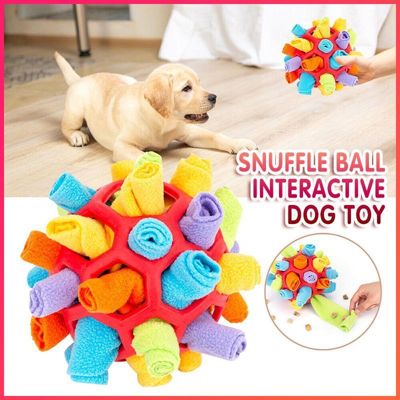 V528-XJ00469-191148-202509250916-00 Snuffle Ball Dog Toy for Treat Dispensing and Nose Work Training Soft Washable Feeder - Image 1