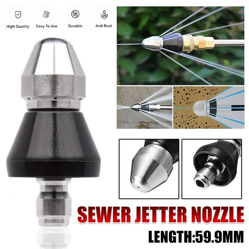 V528-ZK00383-911209-202509251510-00 High Pressure Drain 1 Front 6 Nozzle Sewer Pipe Cleaner Rear Jet Pressure Washer - Image 1