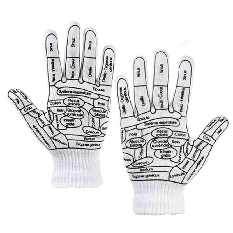 V562-1004235060DBT-202508280515-00 Acupressure Hand Massage Gloves For Reflexology & Physical Therapy Size: Average - Image 1