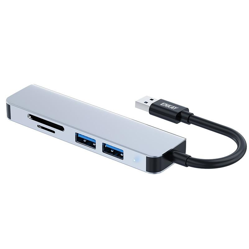V562-103160200AYS-202508280446-00 5-In-1 Usb 3.0 Docking Station With Sd / Tf Card Reader - Image 1