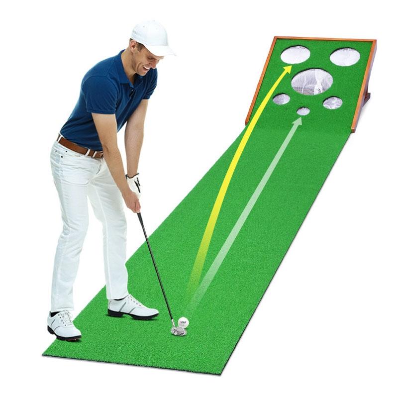 V562-1072754060DBT-202508272035-00 3M Golf Chipping & Putting Practice Net Portable Solid Wood Training Device - Image 1