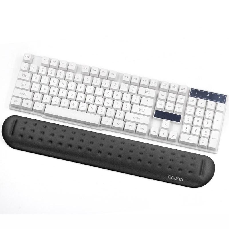 V562-1191530950DBT-202508272354-00 Silicone Memory Wrist Pad For Keyboard And Mouse Large Size Black - Image 1