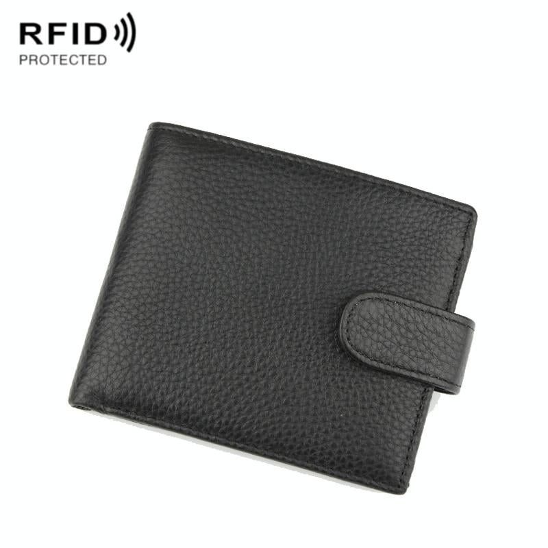 V562-2004122060DBT-202508271015-00 Rfid-blocking Short Men Wallet - Anti-magnetic - Image 1