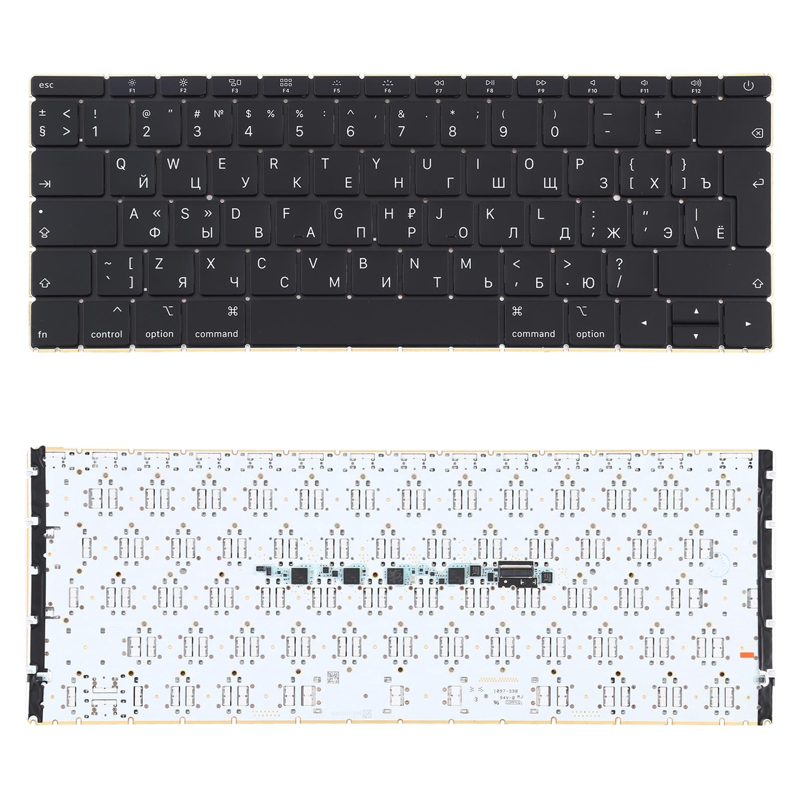 V562-2930CBM-202508271915-00 12-inch Russian Keyboard for Macbook Retina - Compatible with A1534 - Image 1