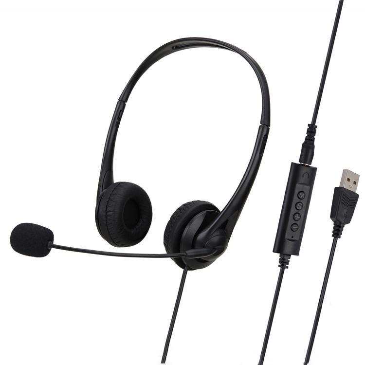 V562-3020071060DBT-202508280032-00 Usb Double Ear Student Headset For Teaching And Office Use - Image 1