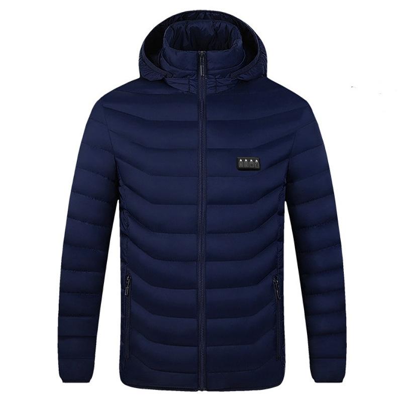 V562-3037854240DBT-202508291255-00 19 Zone 4 Control Black Usb Winter Electric Heated Jacket Warm Thermal Jacket - 19 Zone 4 Control Blue Xxxxxl - Image 1