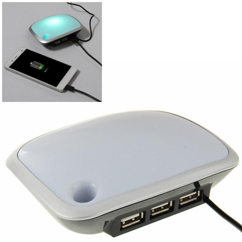 V562-4585-CP-S-202508280831-00 3-Port Usb Hub With Led Light 1M Cable - Image 1