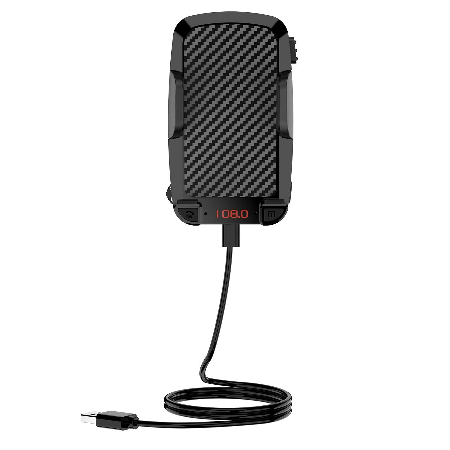 V562-4762300ADE-202508271747-00 Bluetooth 5.0 Car Mp3 Player Fm Transmitter & Phone Holder - Image 1