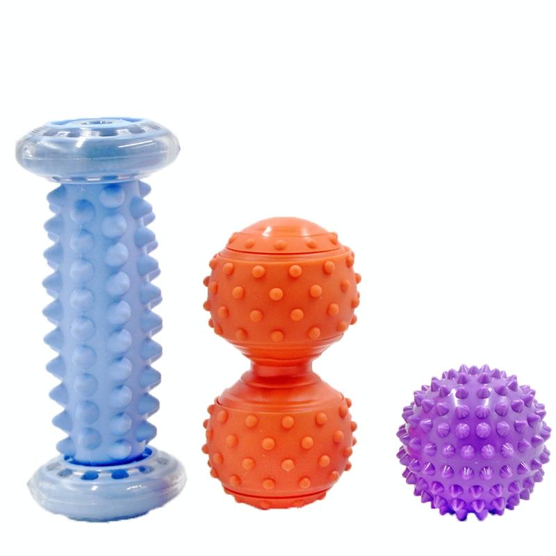 V562-5060891750DBT-202508280745-00 Plantar Fascia Massage Ball Set Blue Foot Bottom Bump Peanut Ball 7Cm Tattan Muscle Relaxation Fitness Hand Holding - Image 1