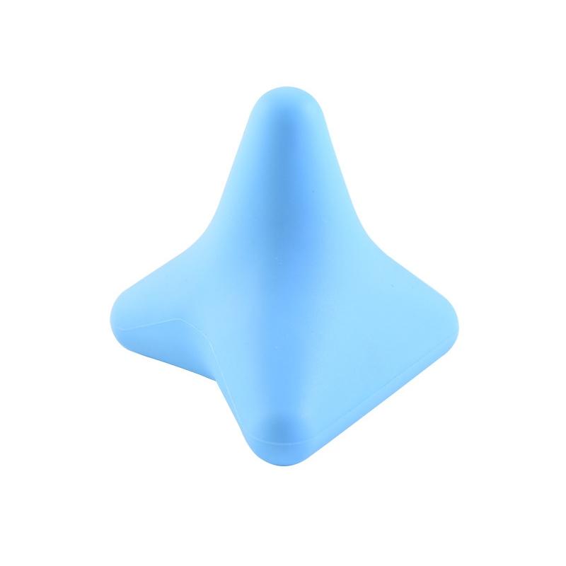 V562-8062802750DBT-202508280803-00 Silicone Thumb Massager For Muscle Relaxation And Fascia Massage Quadratic Blue - Image 1