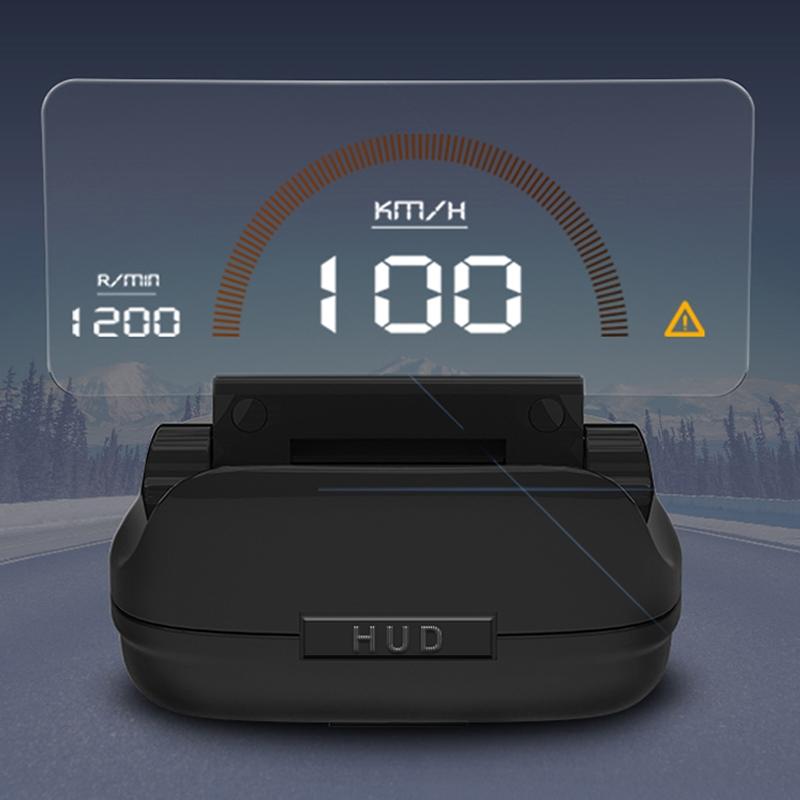 V562-8377SMC-202508271854-00 4.5 Inch Car Obd Hud Display Universal Vehicle Mounted Head Up - Image 1