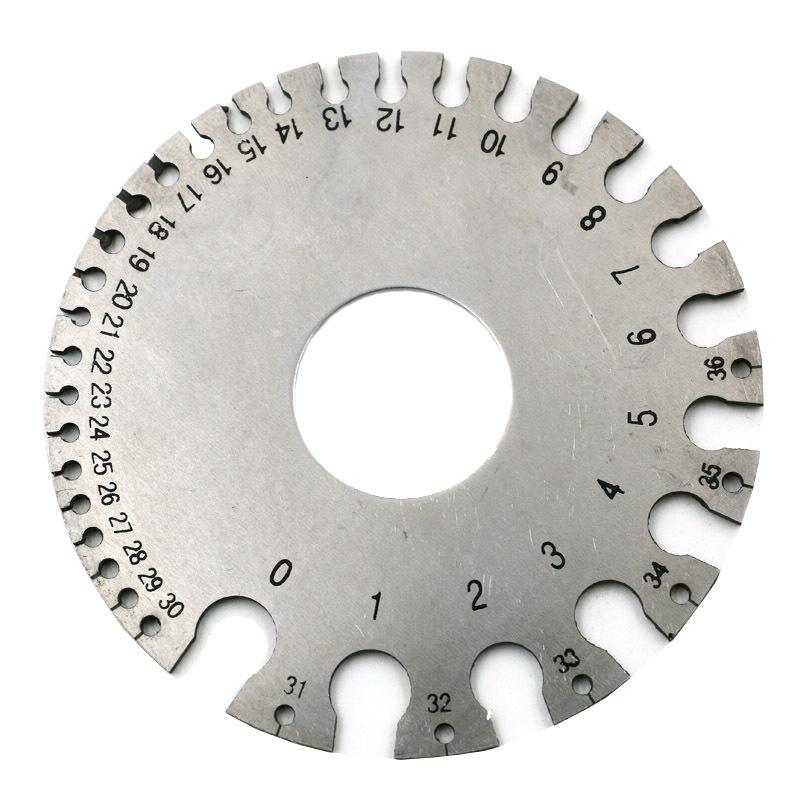 V562-99156550DBT-202508271640-00 Stainless Steel Welding Gauge for Thickness and Inspection - Image 1