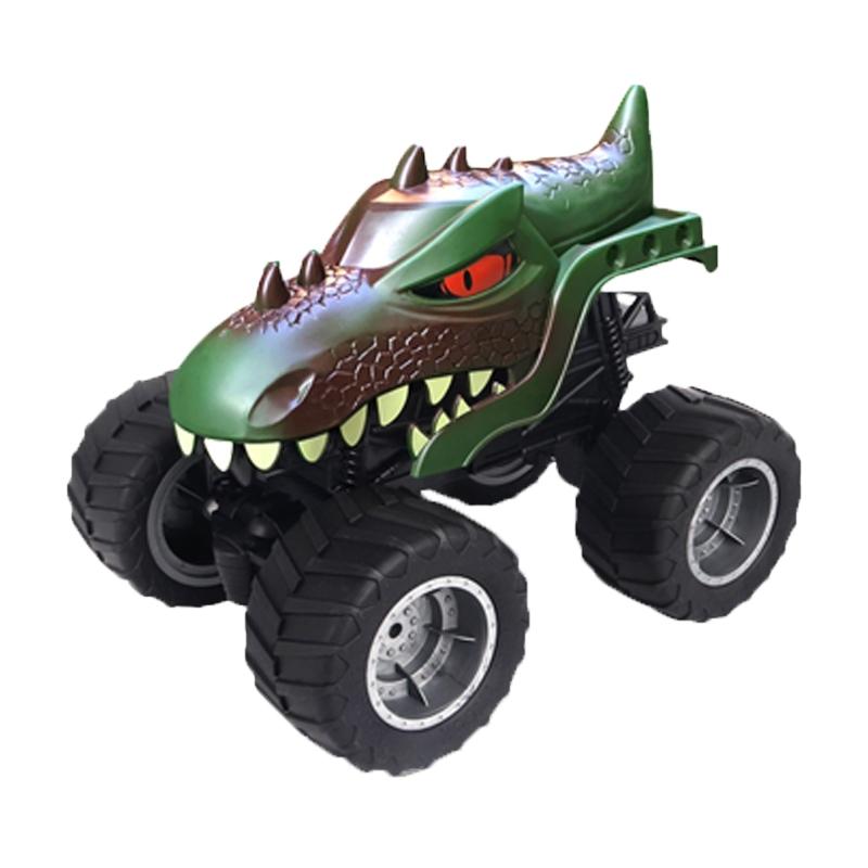 V562-A102010500ADE-202508280931-00 Remote Control Dinosaur Climbing Car - 2.4g - Green - Image 1