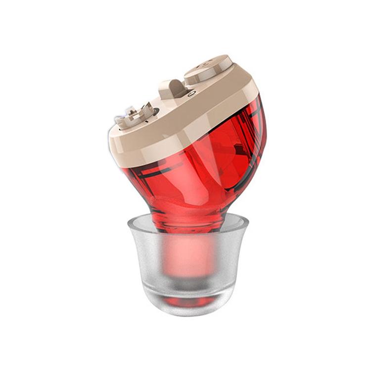 V562-A1022491750DBT-202508290231-00 Compact Sound Amplifier For Seniors Enhance Hearing - Red - Image 1