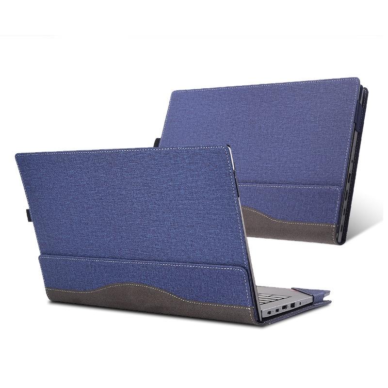 V562-A1022591060DBT-202508290510-00 Protective Leather Case For Hp Envy X360 13-Ag Ar - Anti-Fall - Navy Blue - Image 1