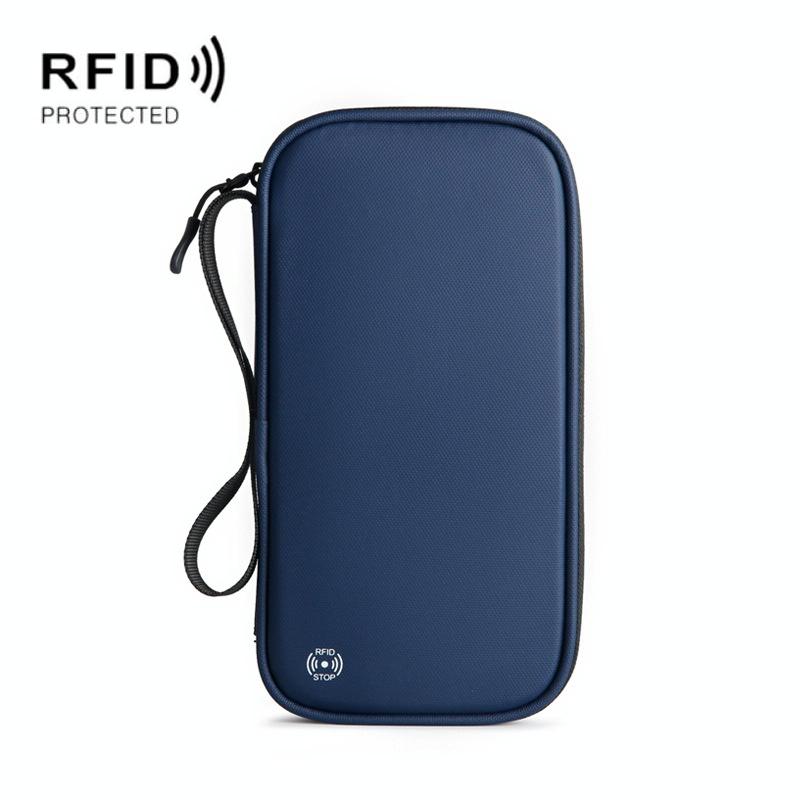 V562-A1026534060DBT-202508281431-00 Rfid Travel Passport & Card Holder - Secure - Gem Blue - Image 1